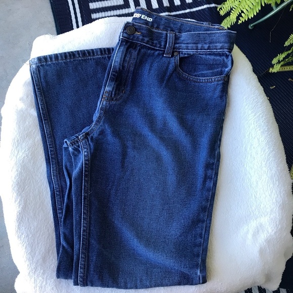 Lands End Boys Husky Jeans Size 16H 100% cotton Good condition Adjustabl… - Picture 1 of 12